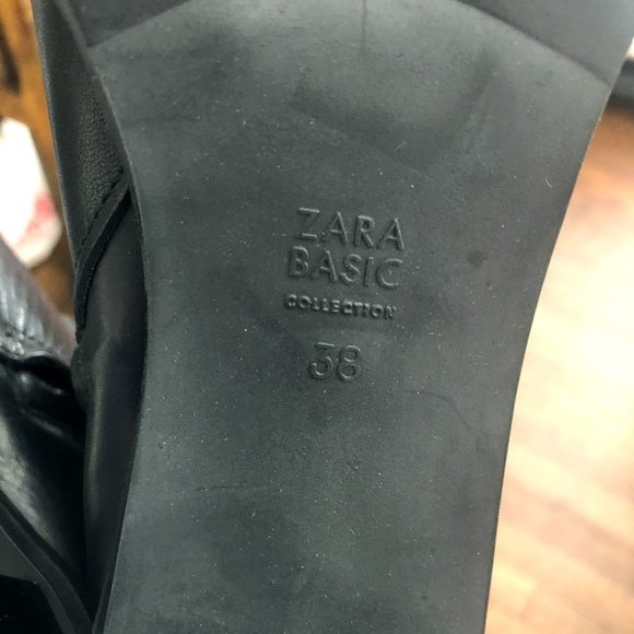Zara Black Knee High Boots - Picture 10 of 10